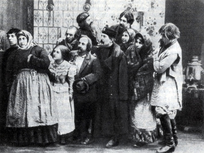 'Мещане' (1902 г.), 'народная сцена' из третьего действия