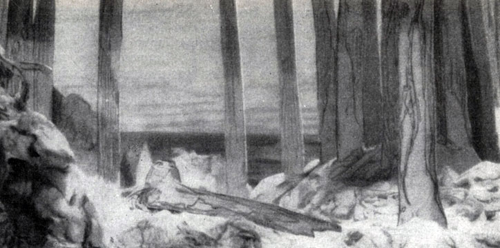 'Слепые' (1904 г.), макет худ. В. Суреньянца