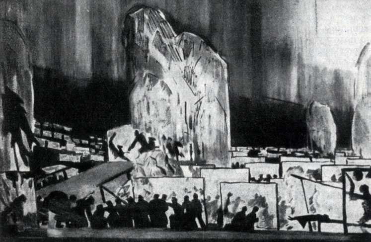 'Драма жизни' (1907 г.), эскиз 3-го акта худ. Н. Ульянова