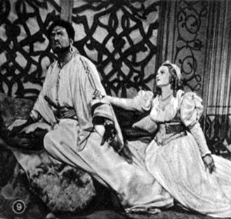 Сцены из спектаклей Т-ра им. Азизбекова: 'Отелло' Шекспира. 1949