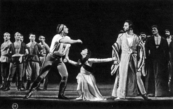 Сцена из балета 'Семь красавиц' Караева