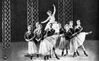 Сцены из балетов: 'Конькобежцы' на муз. Мейербера. 'Сэдлерс-Уэллс'. 1937