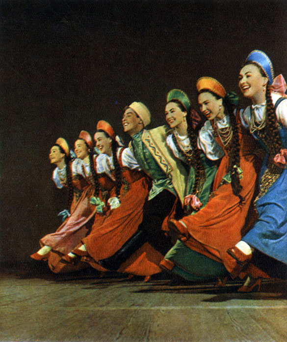 'Русский танец'. Ансамбль народного танца СССР