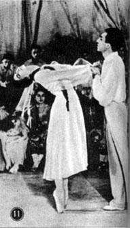 Т-р оперы и балета им. Спендиарова. Сцена из балета 'Севан' Егиазаряна. 1956