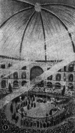 1. Зрительный зал Государственного театра (основан в 1890). Тегеран